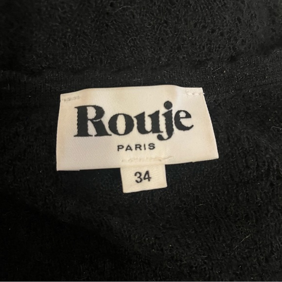 Rouje Paris Anis Dress Noir Size EU 34 - Picture 9 of 11